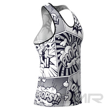 FMR Men's Black&White Comics Tank Top