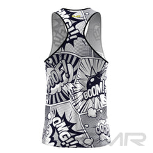 FMR Men's Black&White Comics Tank Top