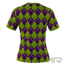 FMR Women's Mardi Gras Print Short Sleeve T-Shirt