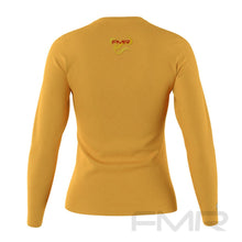 FMR Women's Princess Yellow Long Sleeve Running Shirt