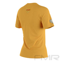 FMR Women's Princess Yellow Short Sleeve Running Shirt