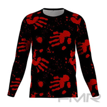 FMR Men's Blood Hand Long Sleeve Running Shirt