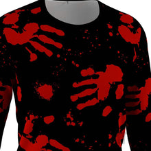 FMR Men's Blood Hand Long Sleeve Running Shirt