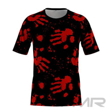 FMR Men's Blood Hand Short Sleeve Running Shirt