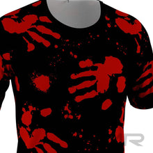 FMR Men's Blood Hand Short Sleeve Running Shirt
