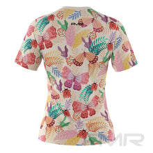 FMR Women's Botanical Print Short Sleeve Running Shirt