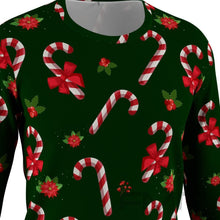 FMR Men's Candy Cane Long Sleeve Shirt