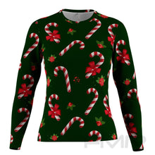 FMR Women's Candy Cane Long Sleeve Shirt