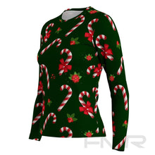 FMR Women's Candy Cane Long Sleeve Shirt