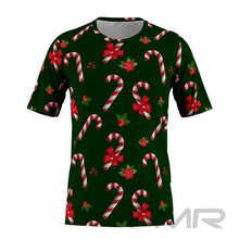 FMR Men's Candy Cane Short Sleeve Shirt