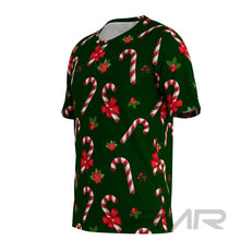 FMR Men's Candy Cane Short Sleeve Shirt