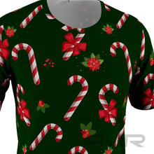 FMR Men's Candy Cane Short Sleeve Shirt