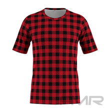 FMR Men's Check Technical Short Sleeve Running Shirt