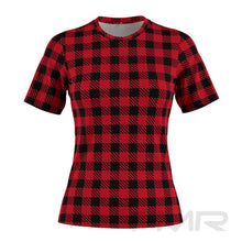 FMR Women's Check Performance Short Sleeve Shirt