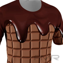 FMR Men's Chocolate Short Sleeve Running Shirt