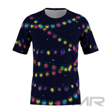 FMR Men's Christmas Lights Short Sleeve Shirt