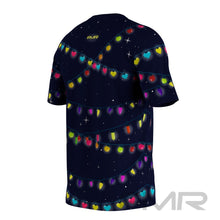 FMR Men's Christmas Lights Short Sleeve Shirt