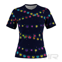 FMR Women's Christmas Lights Short Sleeve Shirt