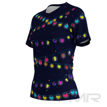 FMR Women's Christmas Lights Short Sleeve Shirt