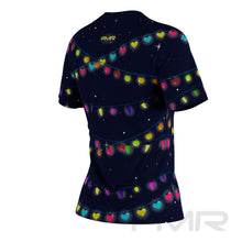 FMR Women's Christmas Lights Short Sleeve Shirt