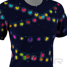 FMR Women's Christmas Lights Short Sleeve Shirt