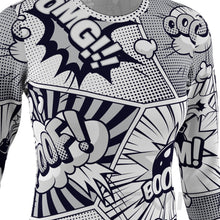 FMR Women's Black&White Comics Long Sleeve T-Shirt