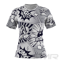 FMR Women's Black&White Comics Short Sleeve T-Shirt