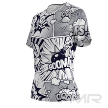 FMR Women's Black&White Comics Short Sleeve T-Shirt