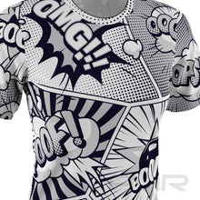 FMR Women's Black&White Comics Short Sleeve T-Shirt