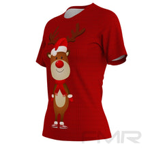 FMR Women's Deer Sweater Performance Short Sleeve Shirt