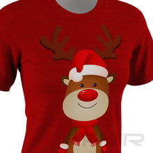 FMR Women's Deer Sweater Performance Short Sleeve Shirt