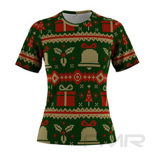 FMR Women's Green Ugly Sweater Short Sleeve Shirt