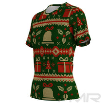 FMR Women's Green Ugly Sweater Short Sleeve Shirt