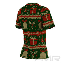 FMR Women's Green Ugly Sweater Short Sleeve Shirt