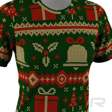FMR Women's Green Ugly Sweater Short Sleeve Shirt