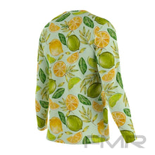 FMR Men's Lemon Leaves Long Sleeve Running Shirt