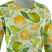 FMR Men's Lemon Leaves Long Sleeve Running Shirt