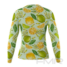 FMR Women's Lemon Leaves Long Sleeve T-Shirt