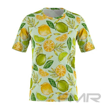 FMR Men's Lemon Leaves Short Sleeve Running Shirt