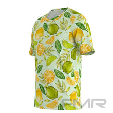 FMR Men's Lemon Leaves Short Sleeve Running Shirt