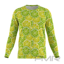 FMR Men's Lime Long Sleeve Running Shirt