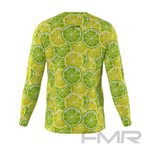 FMR Men's Lime Long Sleeve Running Shirt