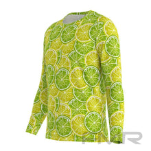 FMR Men's Lime Long Sleeve Running Shirt