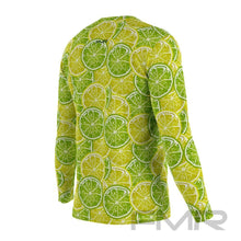 FMR Men's Lime Long Sleeve Running Shirt