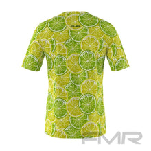 FMR Men's Lime Short Sleeve Running Shirt