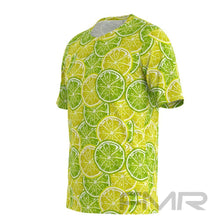 FMR Men's Lime Short Sleeve Running Shirt