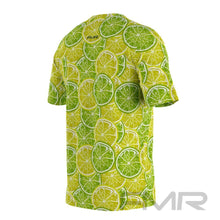 FMR Men's Lime Short Sleeve Running Shirt