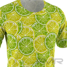 FMR Men's Lime Short Sleeve Running Shirt