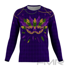 FMR Men's Mardi Gras Long Sleeve Running Shirt