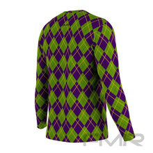 FMR Men's Mardi Gras Print Long Sleeve Running Shirt